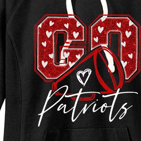 Go Cheer Patriots Design Gift Women's Fleece Hoodie