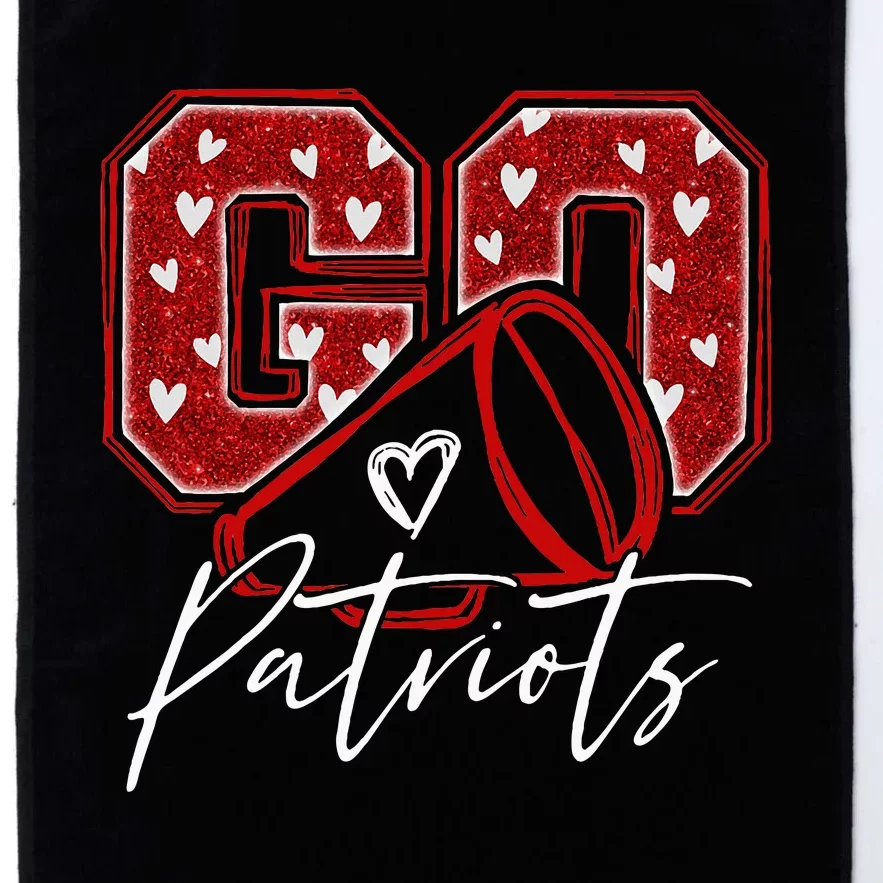 Go Cheer Patriots Design Gift Platinum Collection Golf Towel