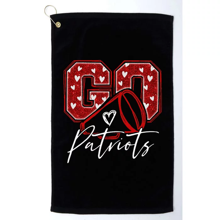 Go Cheer Patriots Design Gift Platinum Collection Golf Towel