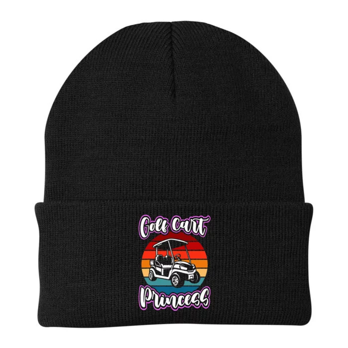 Golf Cart Princess Golfing Girl Golf Sport Knit Cap Winter Beanie