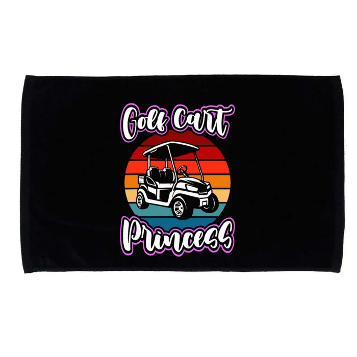 Golf Cart Princess Golfing Girl Golf Sport Microfiber Hand Towel