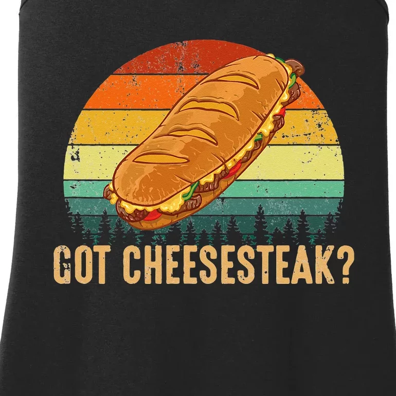 Got Cheesesteak  Philadelphia Cheesesteak Ladies Essential Tank