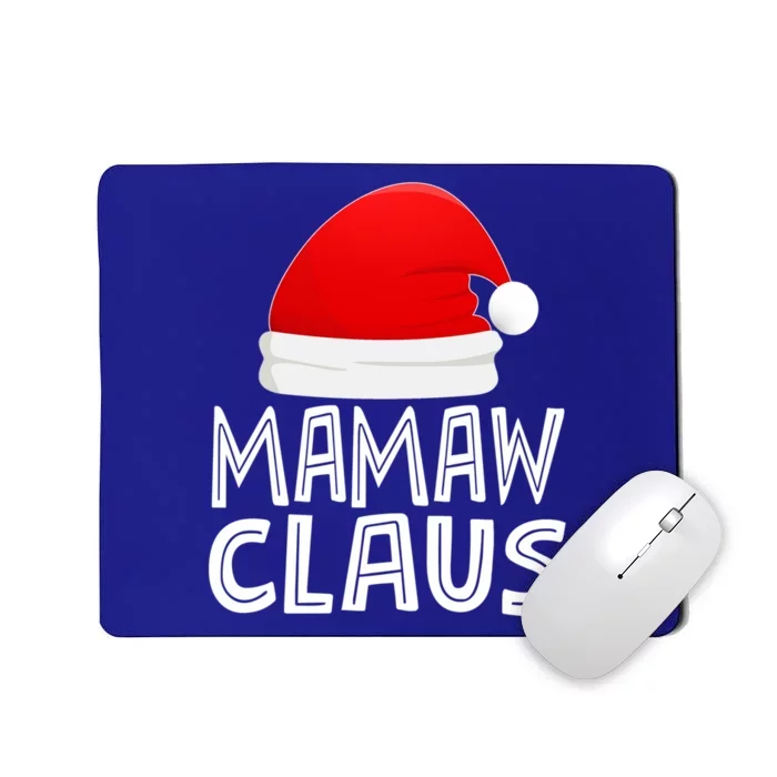 Grandma Christmas Pajamas Santa Claus Gift Mamaw Claus Gift Mousepad