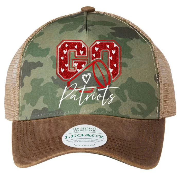 Go Cheer Patriots Design Legacy Tie Dye Trucker Hat