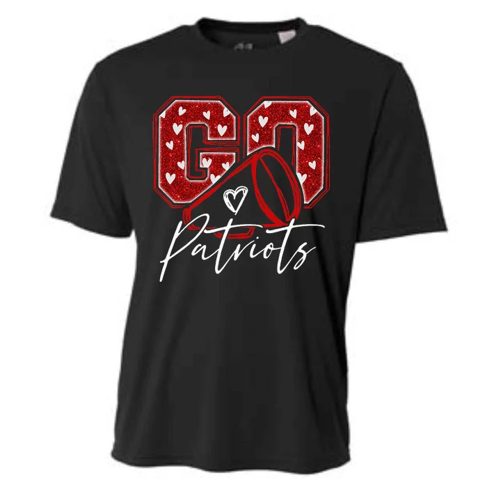 Go Cheer Patriots Design Cooling Performance Crew T-Shirt