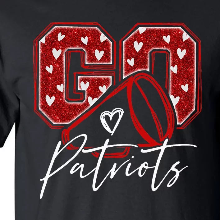 Go Cheer Patriots Design Tall T-Shirt