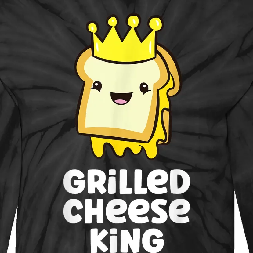 Grilled Cheese Partner Outfit Grilled Cheese King Tie-Dye Long Sleeve Shirt