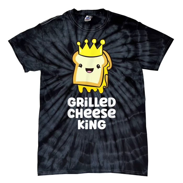 Grilled Cheese Partner Outfit Grilled Cheese King Tie-Dye T-Shirt