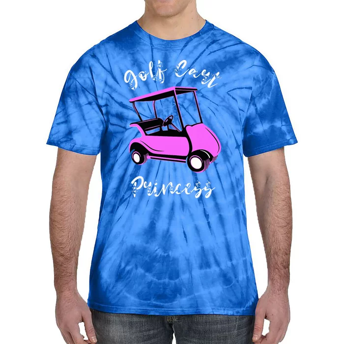 Golf Cart Princess Golfing Girl Golf Sport Lover Golfer Tie-Dye T-Shirt