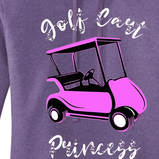 Golf Cart Princess Golfing Girl Golf Sport Lover Golfer Women's Pullover Hoodie