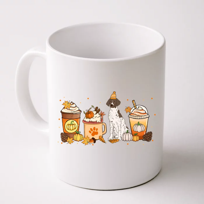 Gsp Coffee Pumpkin Spice Dog Lovers Fall Thanksgiving Gift Front & Back Coffee Mug