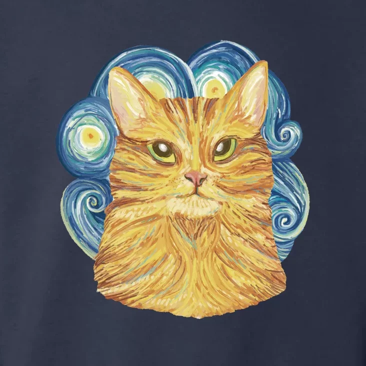 Golden Cat Post Impressionism Toddler Hoodie