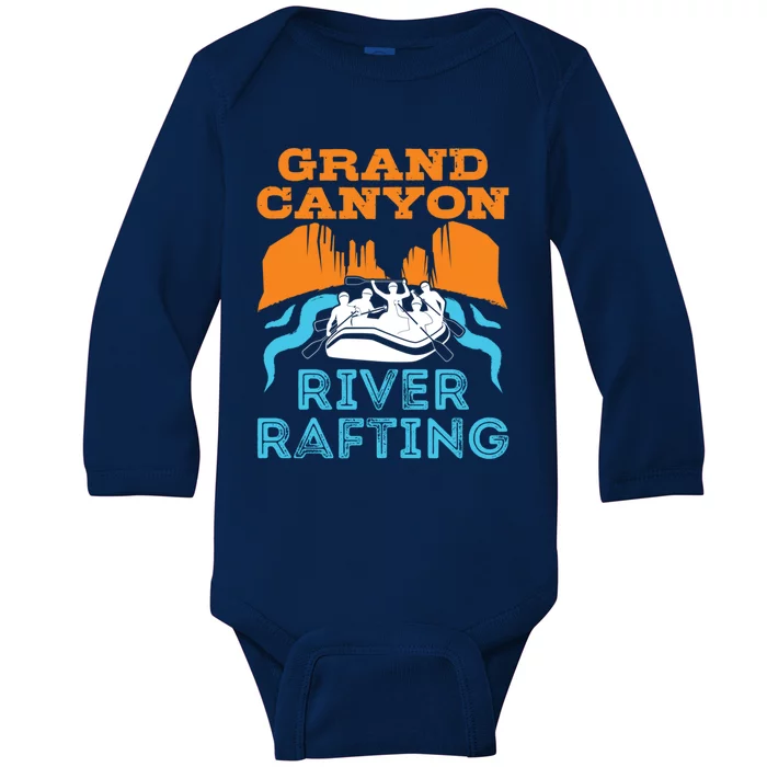 Grand Canyon River Rafting National Park Colorado River Gift Baby Long Sleeve Bodysuit