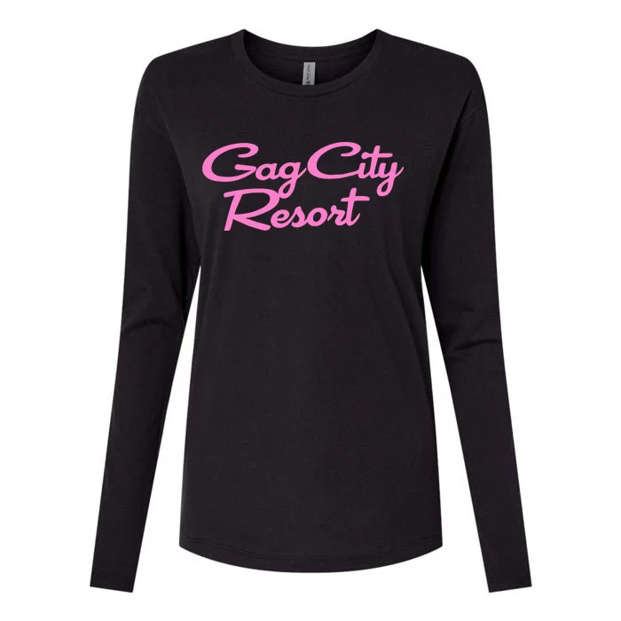 Gag City Resort Womens Cotton Relaxed Long Sleeve T-Shirt