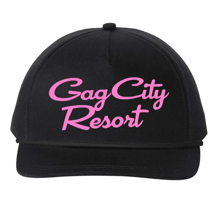 Gag City Resort Snapback Five-Panel Rope Hat