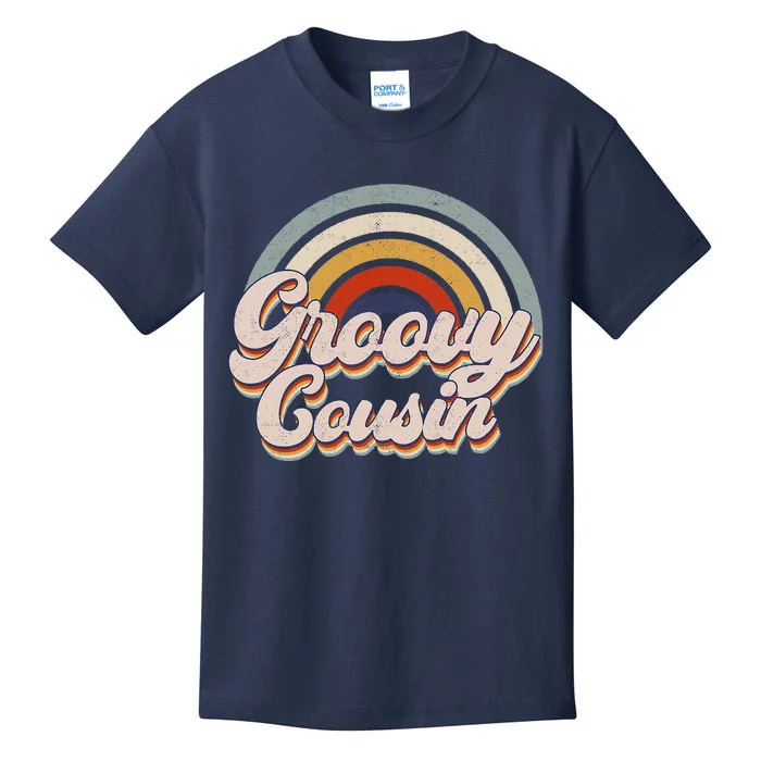 Gnoovy Cousin Retro Birthday Family 1st Birthday Gifts Kids T-Shirt