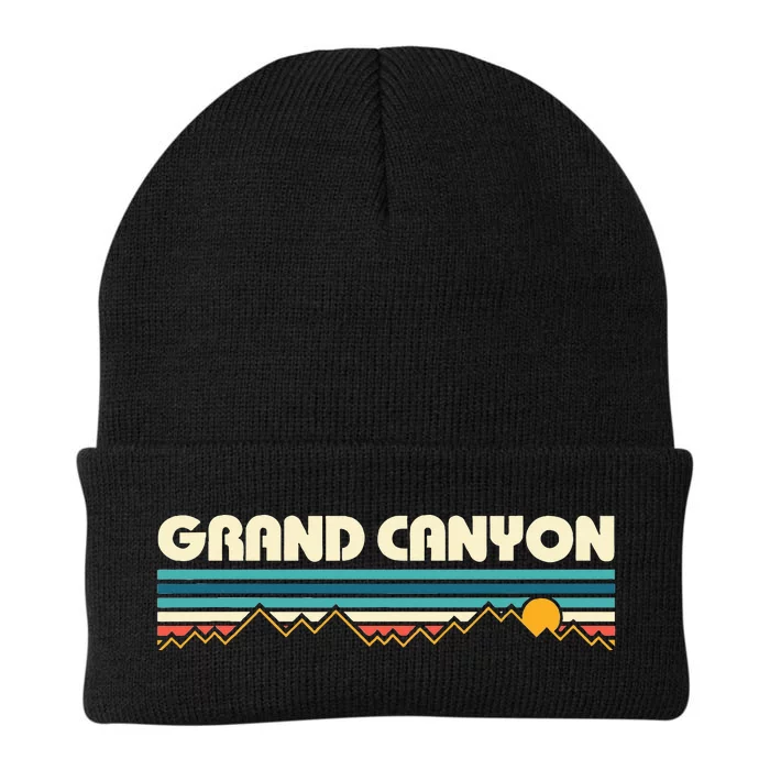 Grand Canyon Retro 80s Sunset Knit Cap Winter Beanie