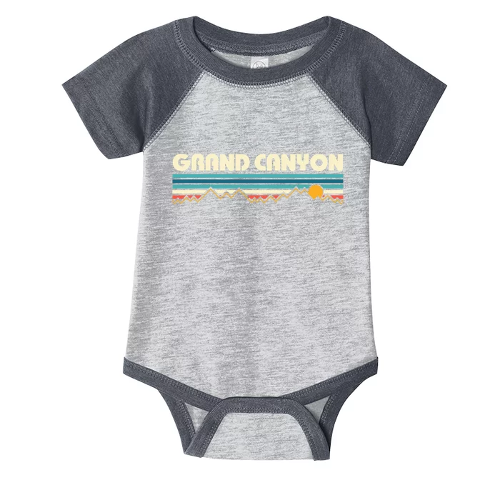 Grand Canyon Retro 80s Sunset Infant Baby Jersey Bodysuit