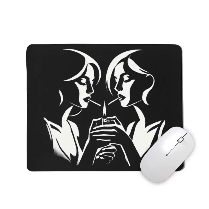 Gamer College Smoking Vape Lighter Bachelor Dorm Mousepad