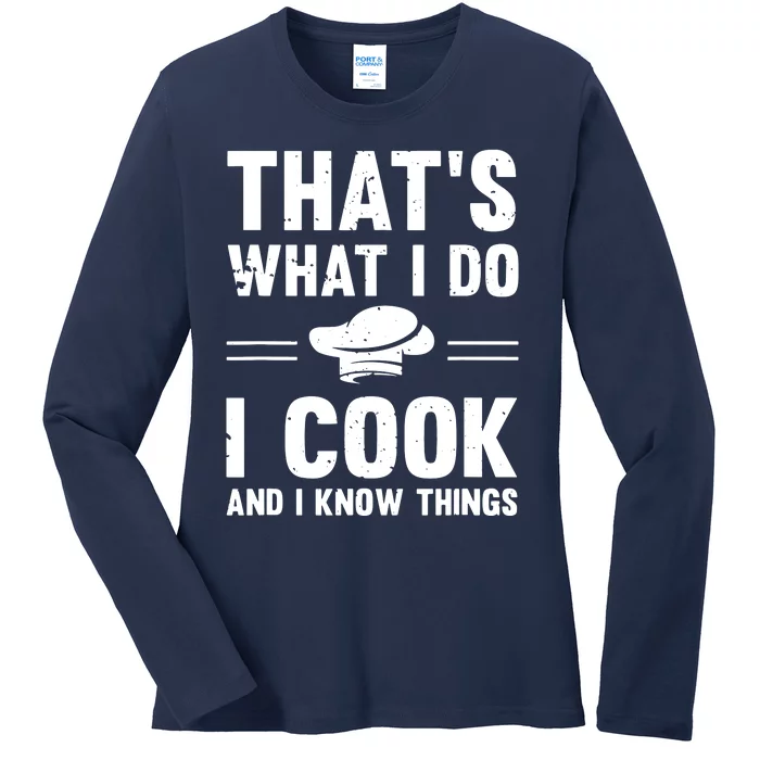 Great Cooking Saying Gift Kitchen Women Men Ladies Long Sleeve Shirt