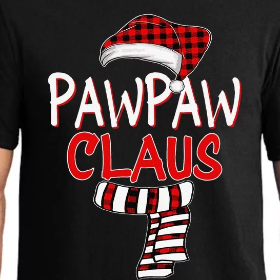 Grandpa Christmas Santa Claus Red Plaid Pawpaw Claus Pajama Set