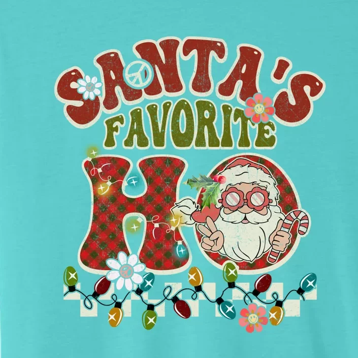 Groovy Christmas Santa's Favorite Ho Retro Xmas Pajama Fun Gift ChromaSoft Performance T-Shirt