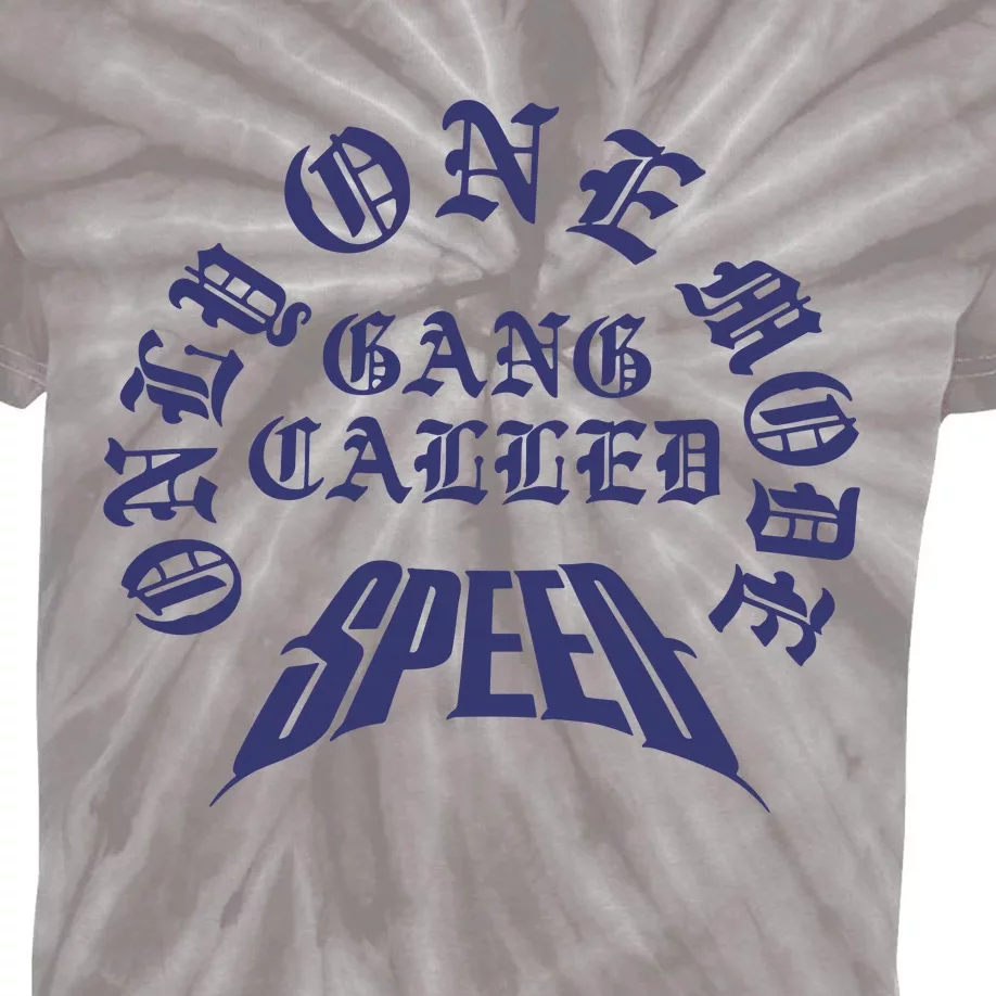 Gang Called Speed Only 1 Mode Kids Tie-Dye T-Shirt