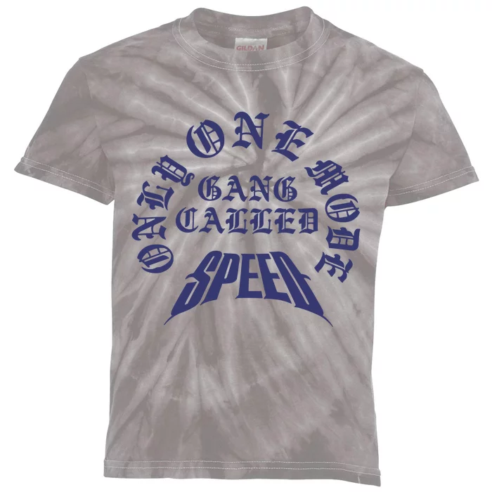 Gang Called Speed Only 1 Mode Kids Tie-Dye T-Shirt