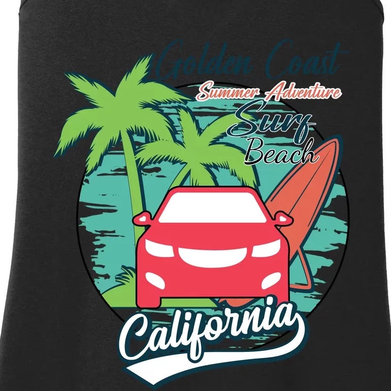 Golden Coast Summer Adventure Ladies Essential Tank