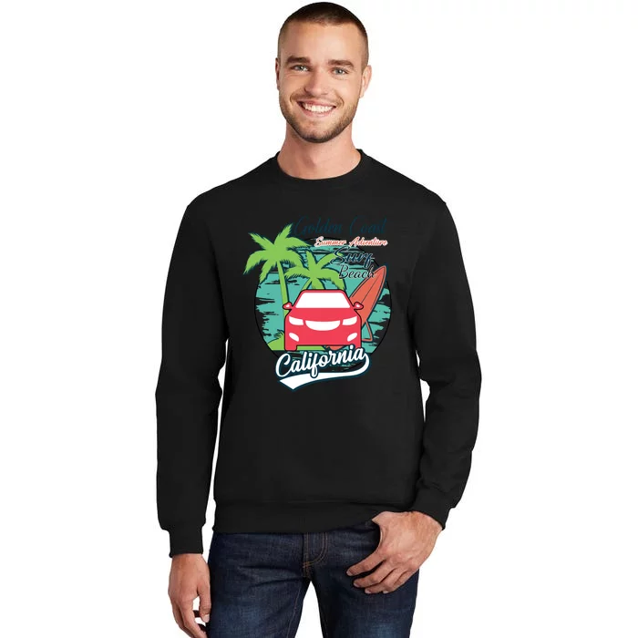 Golden Coast Summer Adventure Tall Sweatshirt