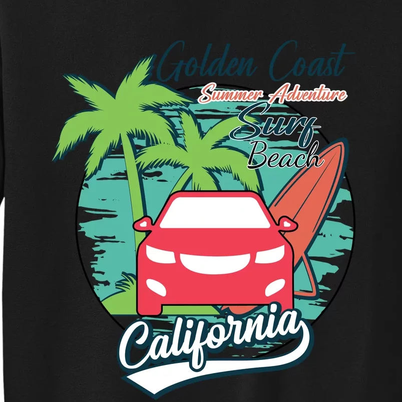 Golden Coast Summer Adventure Tall Sweatshirt