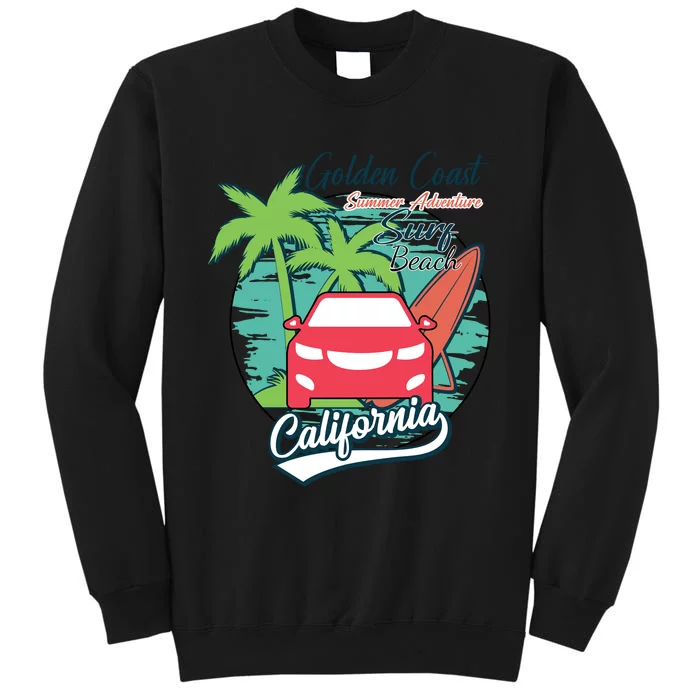 Golden Coast Summer Adventure Tall Sweatshirt