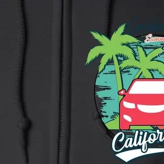 Golden Coast Summer Adventure Full Zip Hoodie