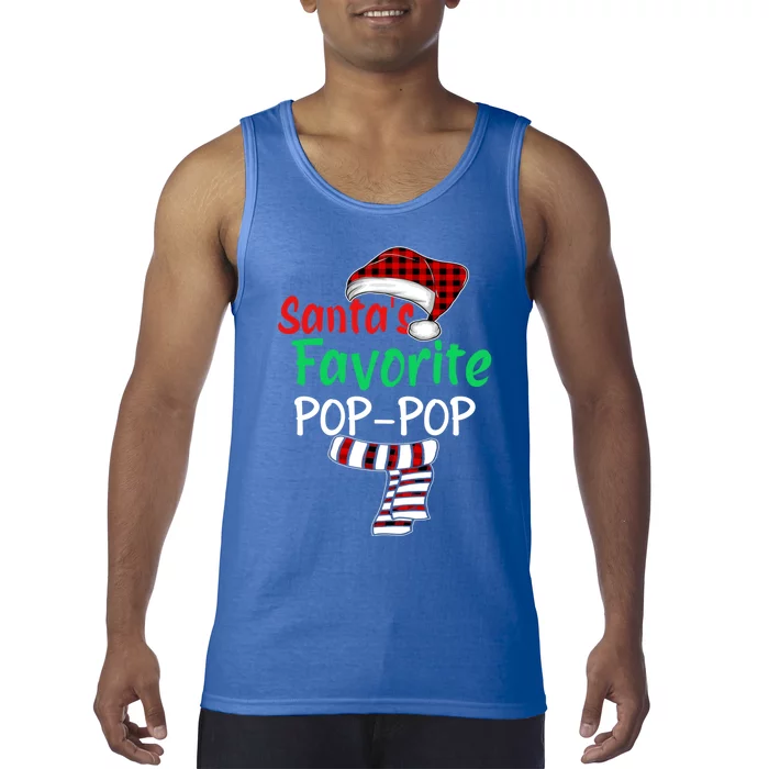 Grandpa Christmas Santa Hagift SantaS Favorite Poppop Gift Tank Top