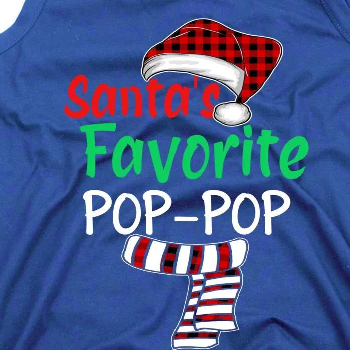 Grandpa Christmas Santa Hagift SantaS Favorite Poppop Gift Tank Top