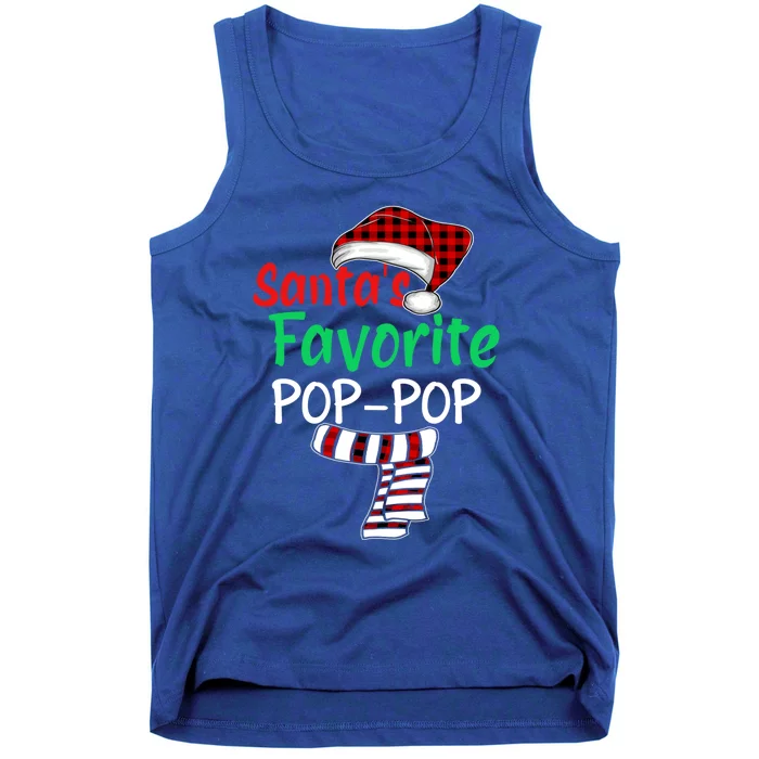 Grandpa Christmas Santa Hagift SantaS Favorite Poppop Gift Tank Top