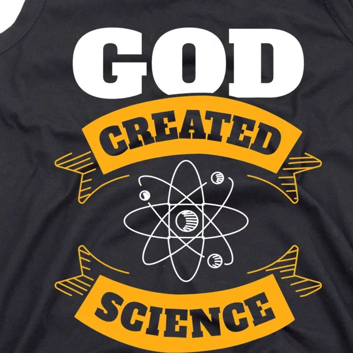 God Created Science Christian Tank Top