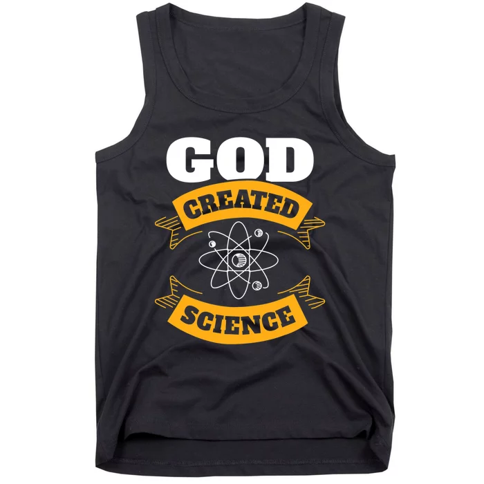 God Created Science Christian Tank Top