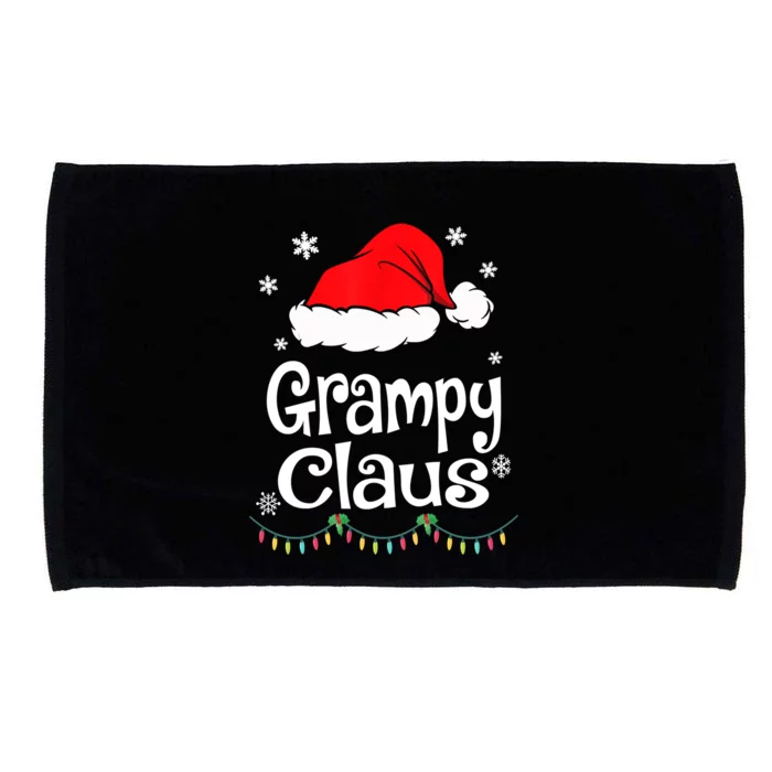 Grampy Claus Santa Christmas Matching Family Pajama Funny Gift Microfiber Hand Towel