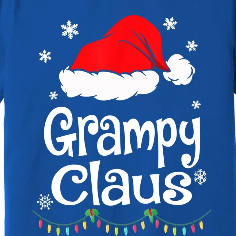 Grampy Claus Santa Christmas Matching Family Pajama Funny Gift Premium T-Shirt