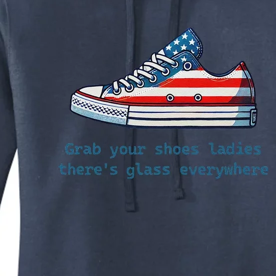 Glass Ceiling Shoe First Woman President Kamala Harris Women's Pullover Hoodie