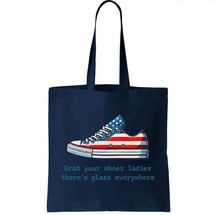 Glass Ceiling Shoe First Woman President Kamala Harris Tote Bag