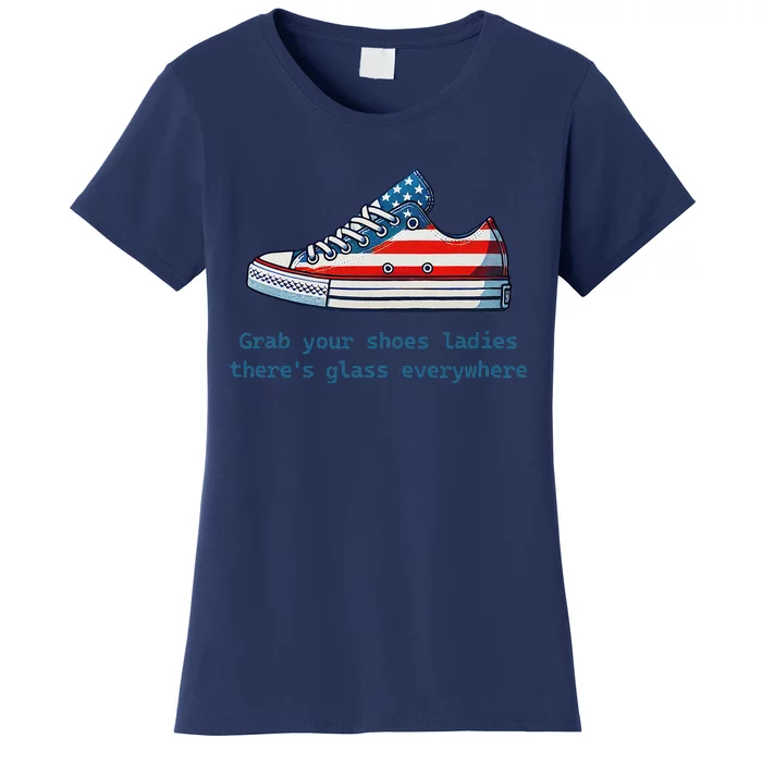 Glass Ceiling Shoe First Woman President Kamala Harris Women's T-Shirt