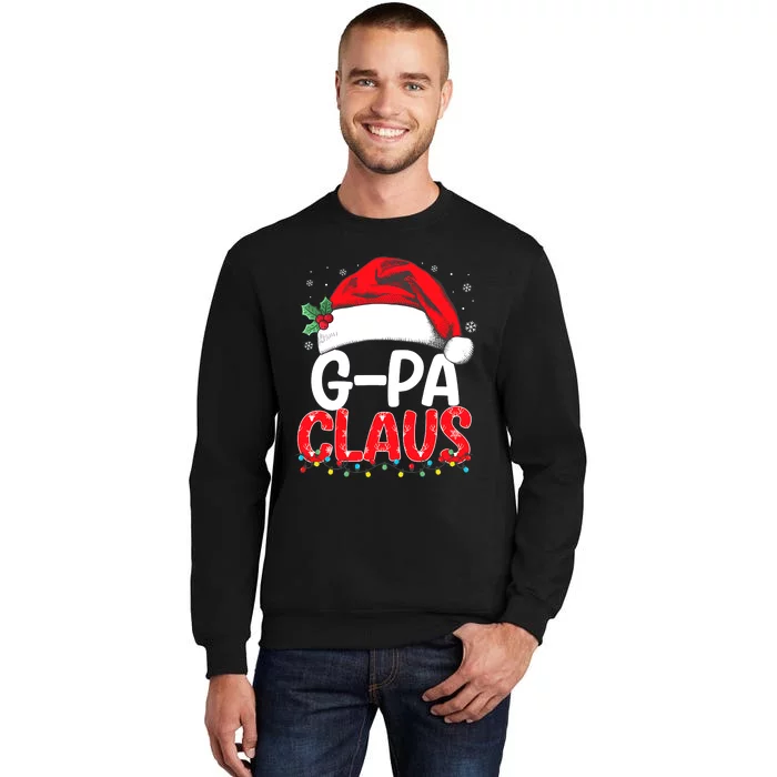 G-Pa Claus Santa Hat Christmas Light Xmas Family Sweatshirt