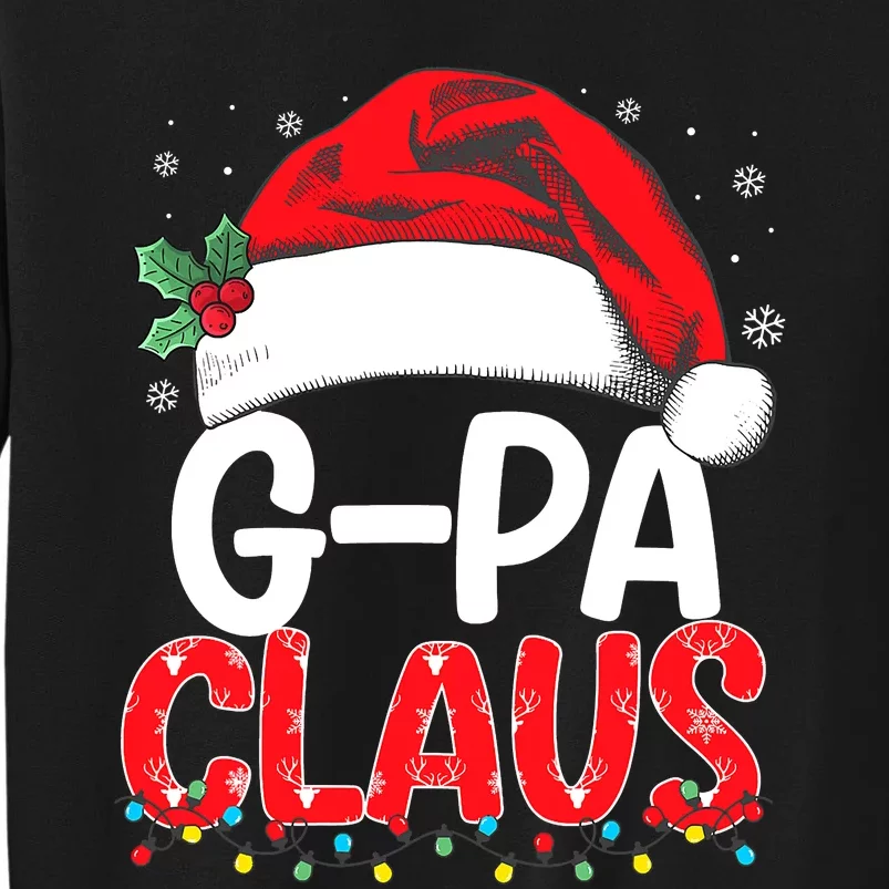 G-Pa Claus Santa Hat Christmas Light Xmas Family Sweatshirt