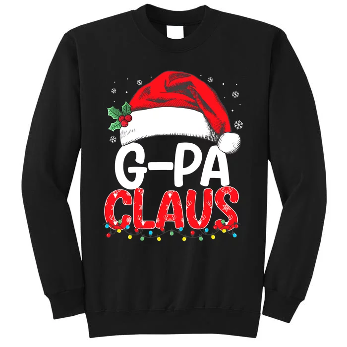 G-Pa Claus Santa Hat Christmas Light Xmas Family Sweatshirt