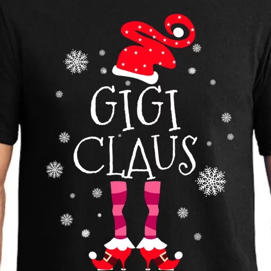 Gigi Claus Santa Claus Gigi Grandma Merry Christmas Design Gift Pajama Set