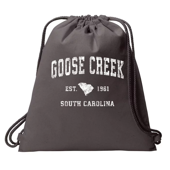 Goose Creek South Carolina Sc Vintage Sports Drawstring Bag