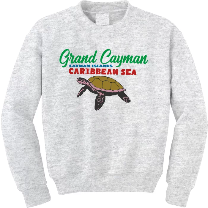 Grand Cayman Sea Turtles Kids Sweatshirt