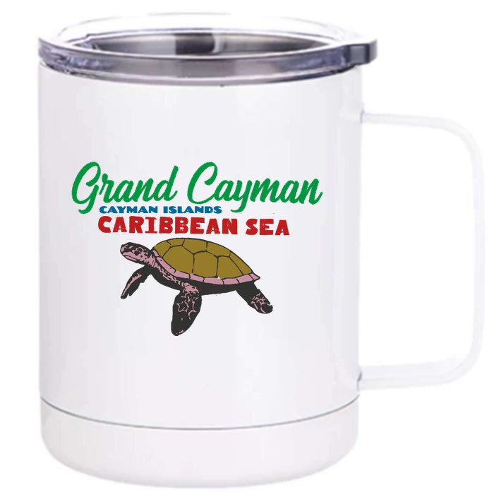 Grand Cayman Sea Turtles Front & Back 12oz Stainless Steel Tumbler Cup